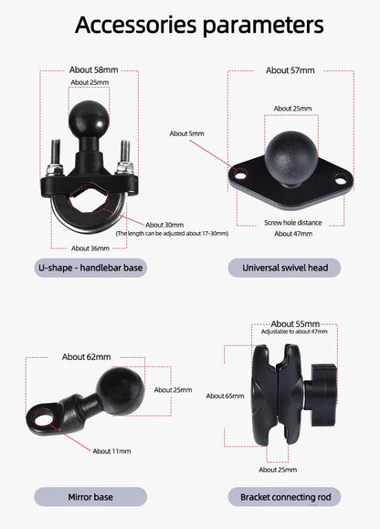 SOPORTE DE TELEFONO PARA MOTOCICLETA